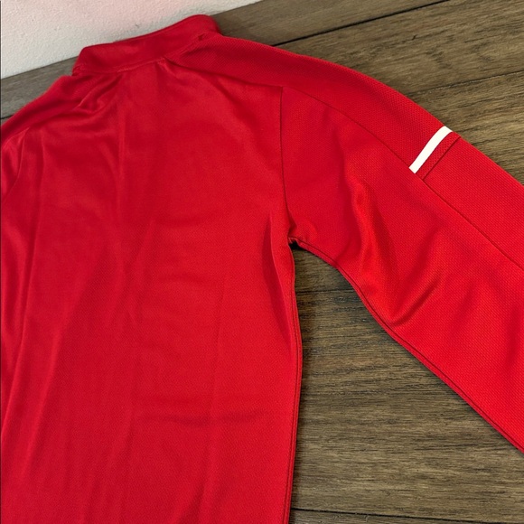 NWT [adidas] Nebraska Cornhuskers NCAA 1/4 Zip Pullover Sweatshirt Youth M 10/12 - Picture 8 of 12